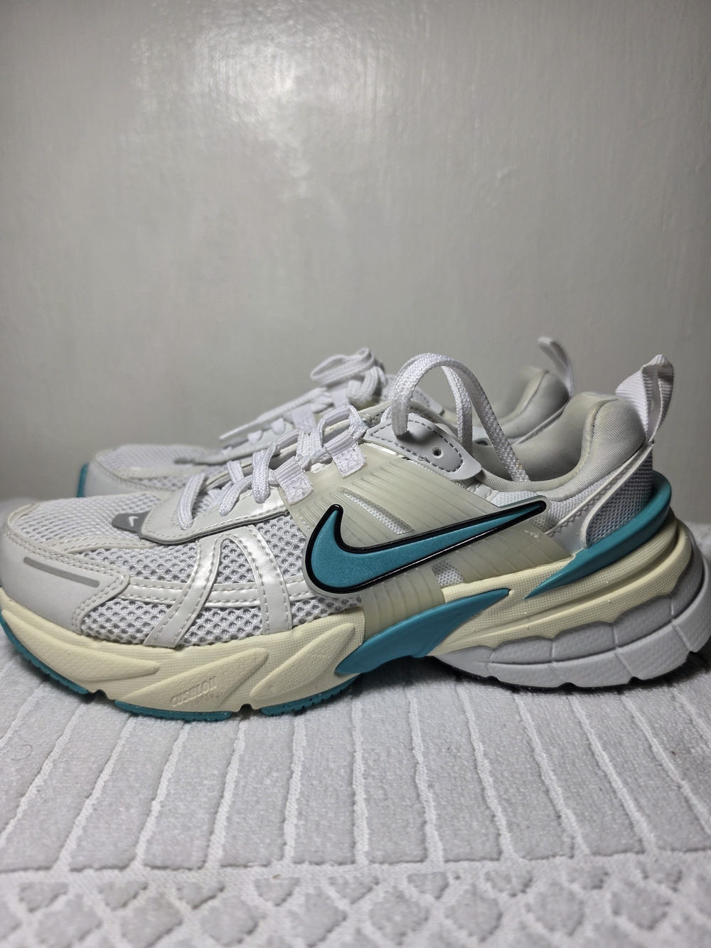 Nike V2K Run Shoes "White Dusty Cactus"
